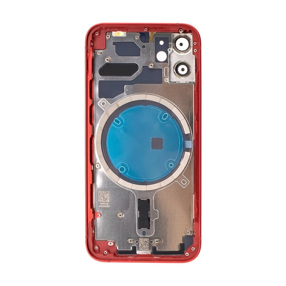 Rear Housing for iPhone 12 mini (NO LOGO)-Red Rear Housing for iPhone 12 mini (NO LOGO)-Red